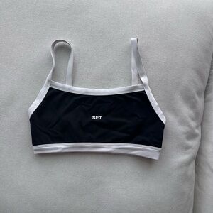 SET Active Contrast Scoop Bra